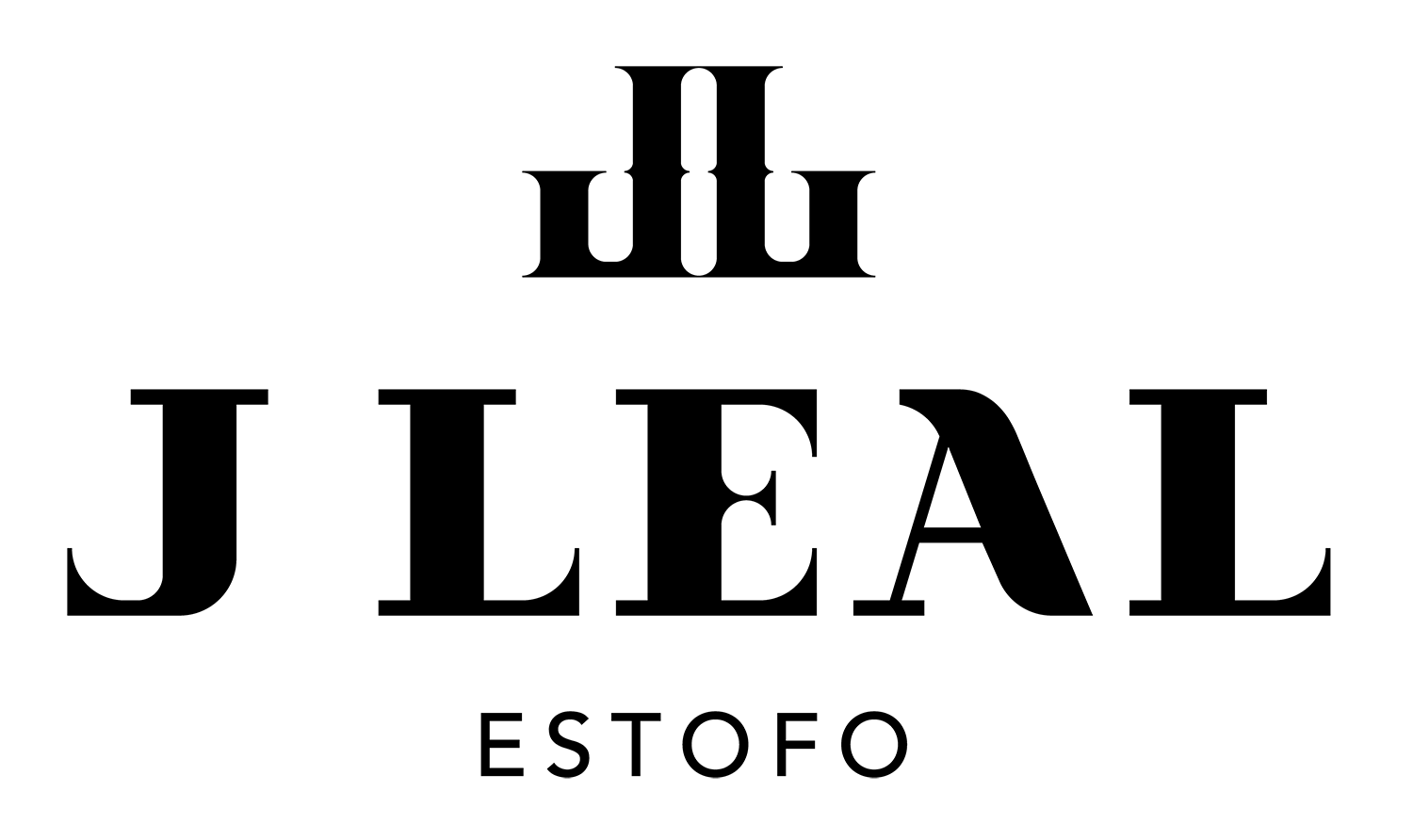 JLeal Logo in Black